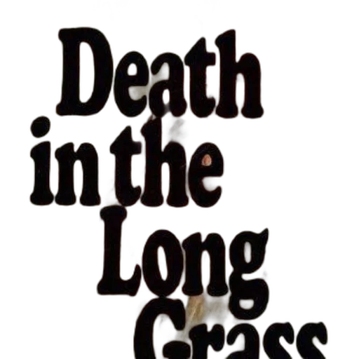 book, cover, lion, background, titled, death, long, grass transparent PNG cut-out