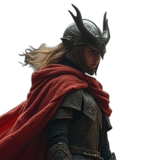 hat, mask, dragon, sword, concept art, comic book art, fantasy art, 3d render transparent PNG cut-out