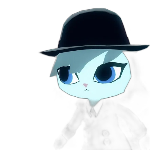 hat, staff, mask, robot, cartoon, concept art, 3d render, anime transparent PNG cut-out