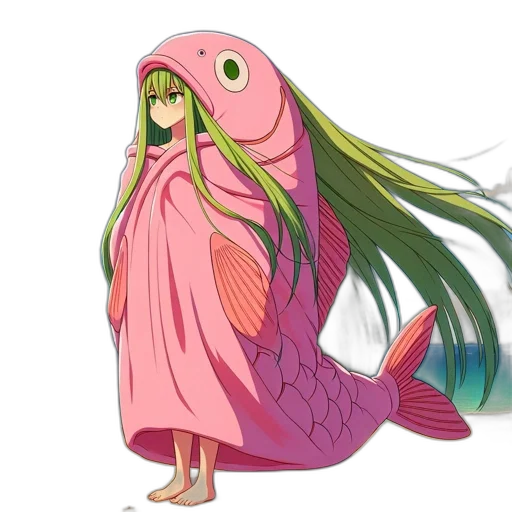 creature, animal, dragon, dress, concept art, pixel art, anime, fantasy art transparent PNG cut-out