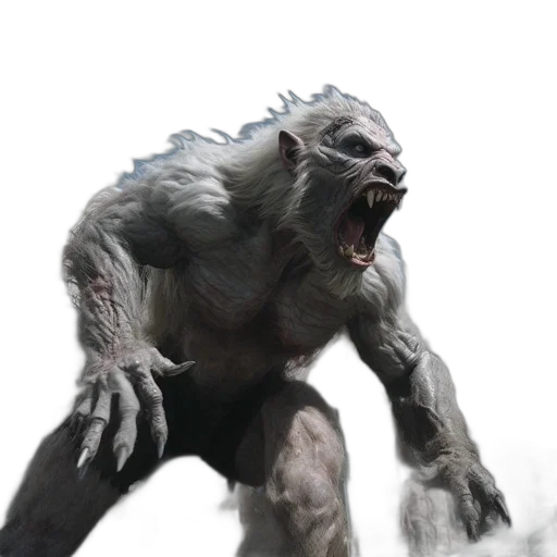creature, animal, concept art, photorealistic, 3d render, fantasy art, large, menacing transparent PNG cut-out