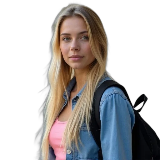 jacket, face, hair, staff, photorealistic, 3d render, oil painting, concept art transparent PNG cut-out