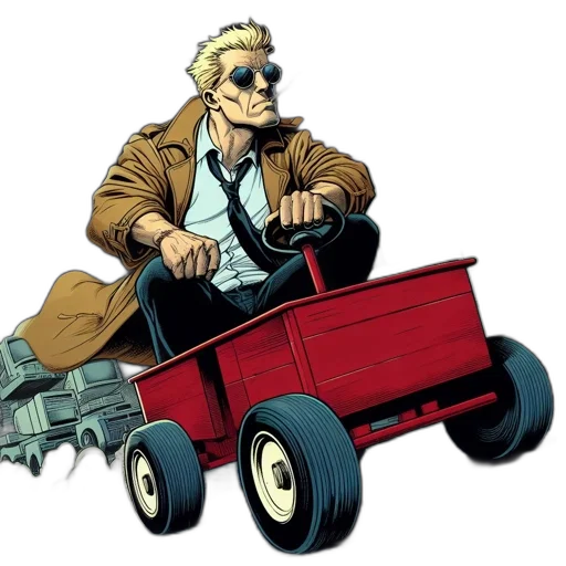 car, comic book art, concept art, cartoon, pixel art, animated, male, figure transparent PNG cut-out