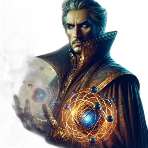 staff, fantasy art, concept art, comic book art, photorealistic, ethereal, figure, resplendent transparent PNG cut-out