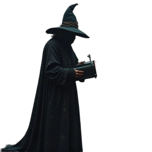 staff, hat, mask, jacket, concept art, mailbox, wizard, dialet transparent PNG cut-out