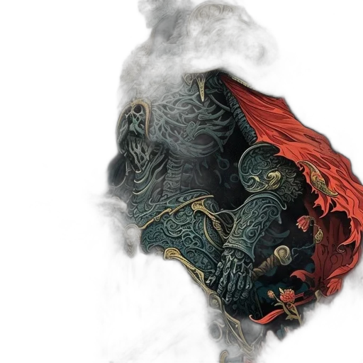 dragon, mask, face, sword transparent PNG cut-out