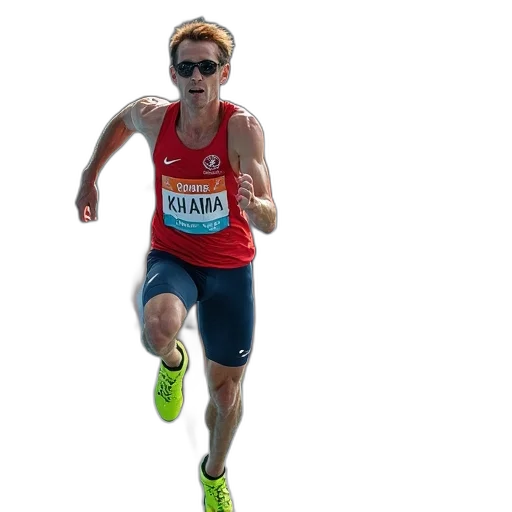 olympic, athlete, competes, race transparent PNG cut-out