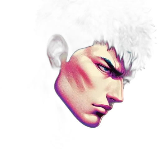 face, hair, mask, creature, photorealistic, concept art, fantasy art, pixel art transparent PNG cut-out