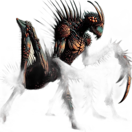 dragon, creature, animal, hair, concept art, fantasy art, 3d render, photorealistic transparent PNG cut-out