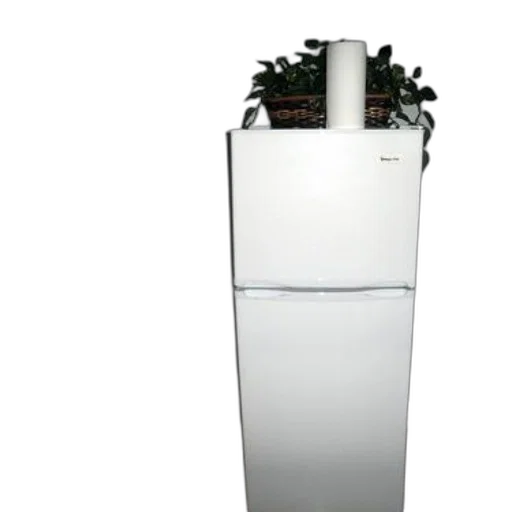 robot, bottle, crown, umbrella, 3d render, photorealistic, white, refrigerator transparent PNG cut-out