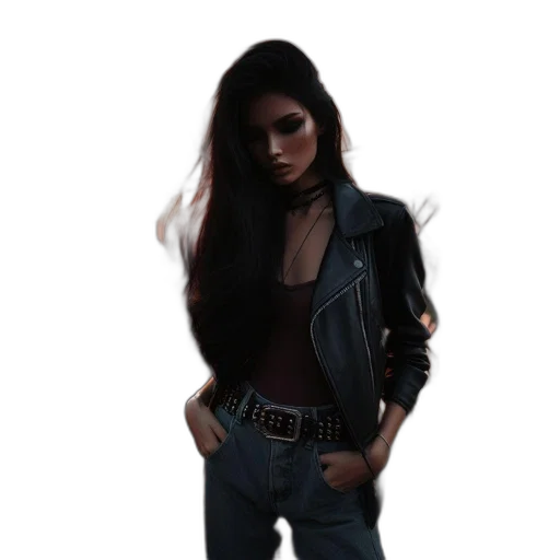 jacket, staff, 3d render, photorealistic, concept art, pixel art, dark, young transparent PNG cut-out