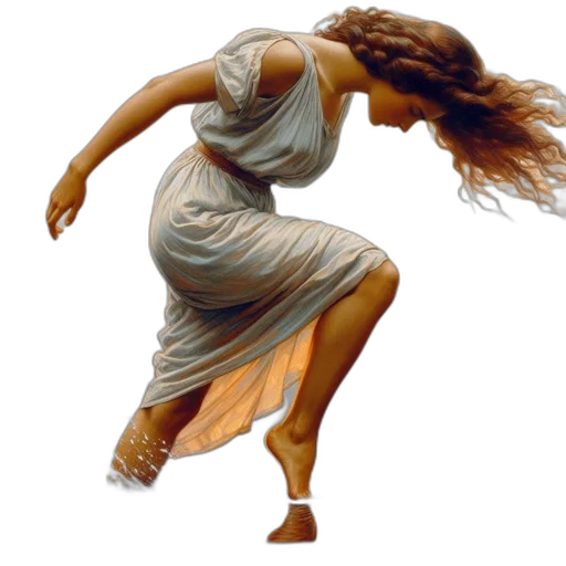 dress, photorealistic, oil painting, concept art, 3d render, elegant, woman, long transparent PNG cut-out
