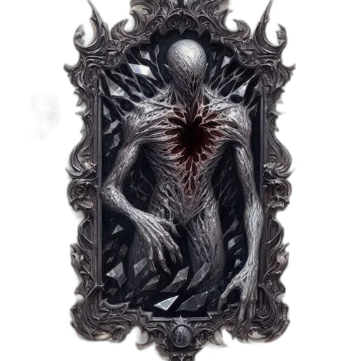 creature, mask, crown, face transparent PNG cut-out