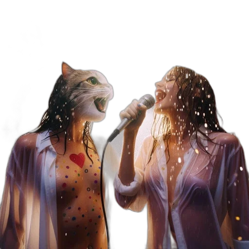 concept art, photorealistic, comic book art, oil painting, rain, underwater, outer space, fire transparent PNG cut-out