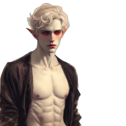 creature, fantasy art, concept art, photorealistic, 3d render, red, dark, illustration transparent PNG cut-out
