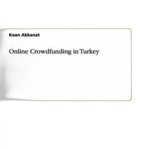 book, cover, titled, online, crowdfunding, turkey, kaan, akkanat transparent PNG cut-out