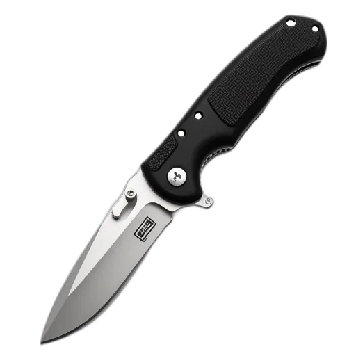 weapon, staff, sword, 3d render, black, folding, knife, handle transparent PNG cut-out