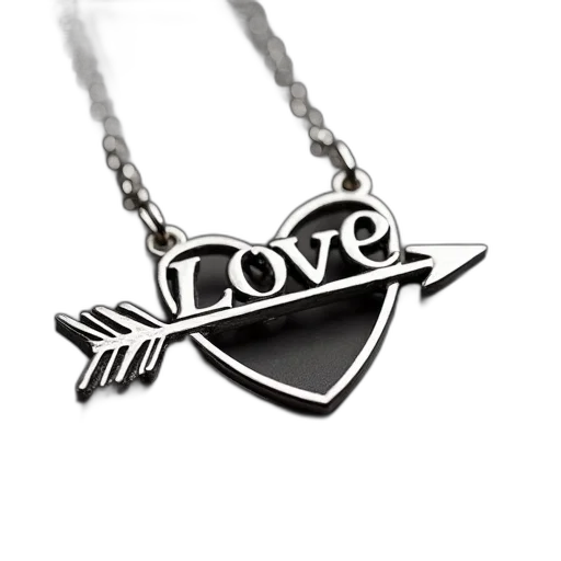 jewelry, sterling, silver, love transparent PNG cut-out