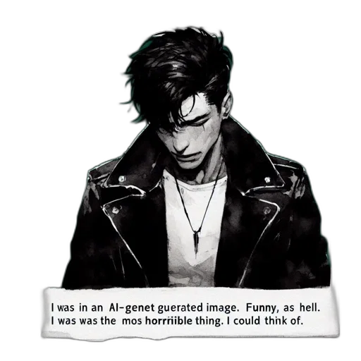 jacket, face, creature, mask, comic book art, concept art, photorealistic, cyberpunk transparent PNG cut-out