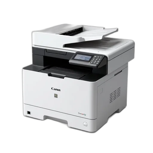 robot, 3d render, white, office, printer, flatbed, scanner, top transparent PNG cut-out