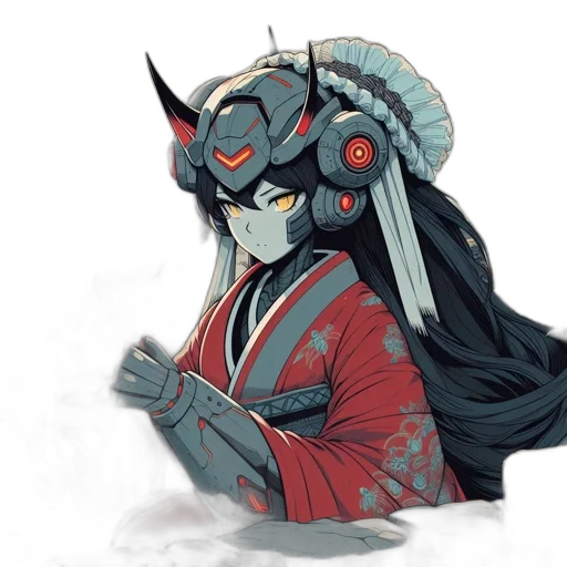 dragon, mask, weapon, creature, concept art, fantasy art, anime, pixel art transparent PNG cut-out