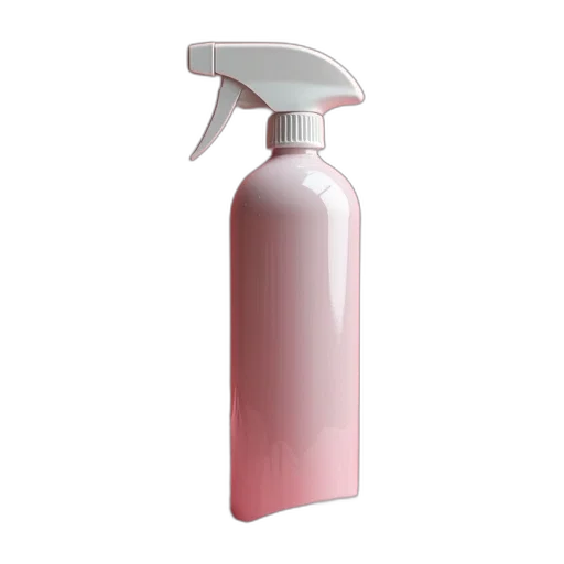 bottle, hair, weapon, 3d render, photorealistic, vaporwave, shine, glamour transparent PNG cut-out