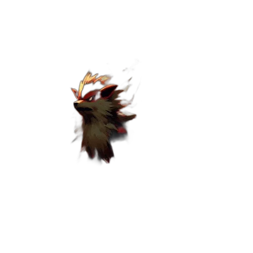 dragon, creature, animal, hair, pixel art, concept art, 3d render, fantasy art transparent PNG cut-out