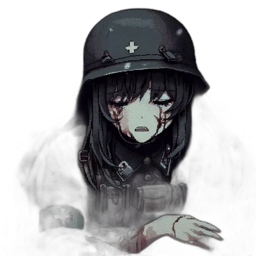 mask, face, hat, creature, concept art, fantasy art, anime, cyberpunk transparent PNG cut-out
