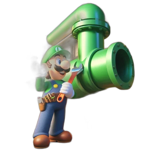 weapon, staff, robot, sword, 3d render, concept art, pixel art, cartoon transparent PNG cut-out