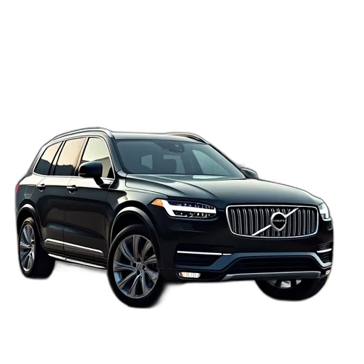 car, 3d render, volvo, style transparent PNG cut-out