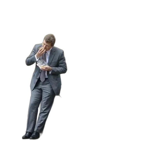 staff, jacket, two, men, suits, sit, steps, fountain transparent PNG cut-out