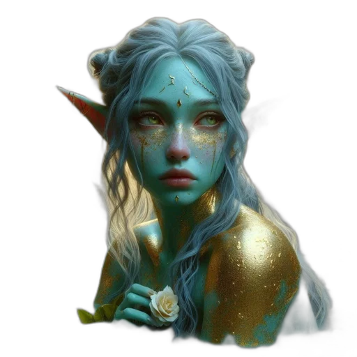 face, dragon, staff, jewelry, fantasy art, concept art, pixel art, photorealistic transparent PNG cut-out