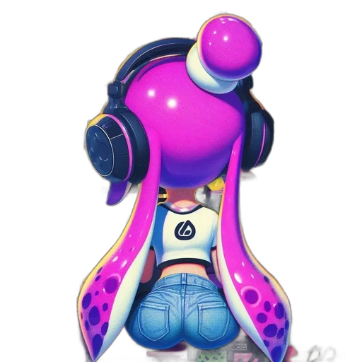 jacket, robot, dress, weapon, concept art, watercolor, vaporwave, 3d render transparent PNG cut-out