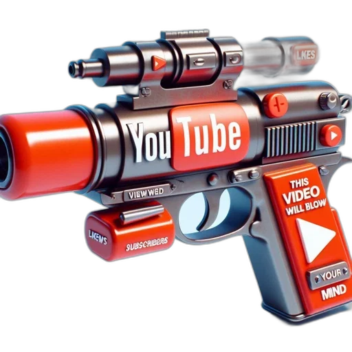 weapon, robot, 3d render, concept art, photorealistic, watercolor, imaginative, rendering transparent PNG cut-out