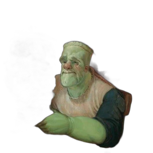 face, creature, staff, mask, concept art, 3d render, fantasy art, photorealistic transparent PNG cut-out
