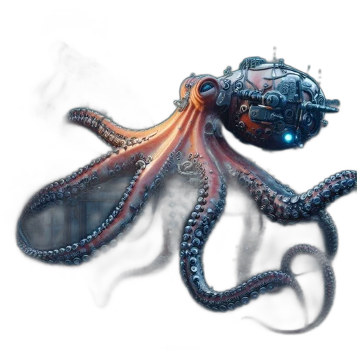 creature, staff, animal, weapon, concept art, fantasy art, 3d render, photorealistic transparent PNG cut-out