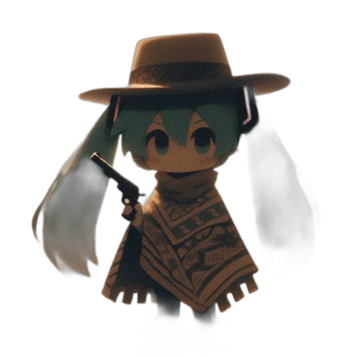 hat, weapon, staff, mask, 3d render, concept art, pixel art, anime transparent PNG cut-out
