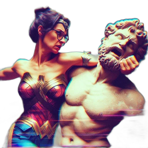 vaporwave, fantasy art, comic book art, 3d render, colorful, neon, blue, pastel transparent PNG cut-out