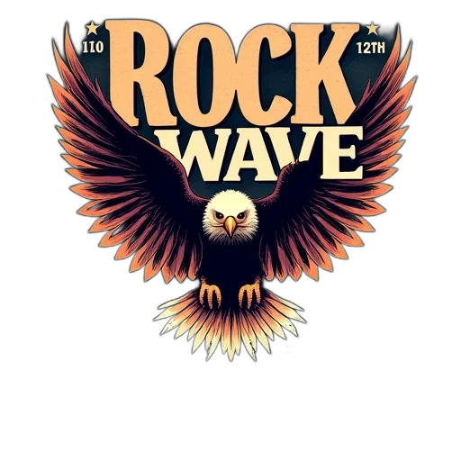 flyer, rock, concert, titled, wave, date, march, 12th transparent PNG cut-out