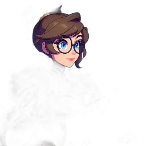 crown, staff, hair, dress, pixel art, concept art, anime, cartoon transparent PNG cut-out