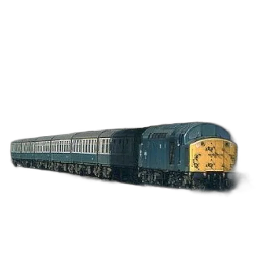 3d render, blue, train, yellow, front, tracks, under, bridge transparent PNG cut-out