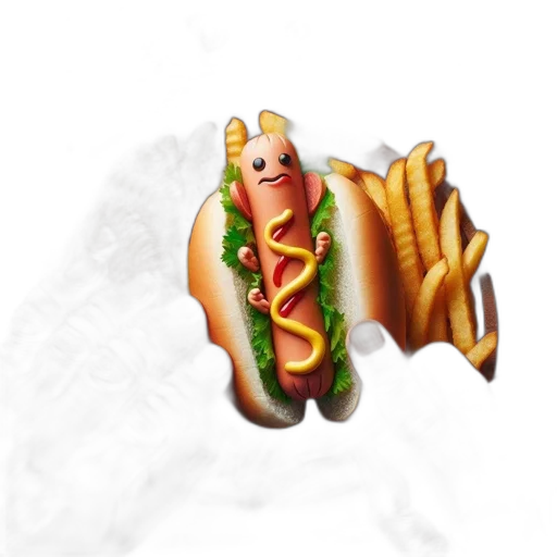 food, animal, weapon, creature, 3d render, photorealistic, concept art, pixel art transparent PNG cut-out