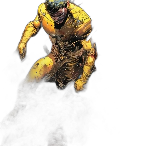 comic book art, concept art, fantasy art, watercolor, golden, two, characters, each transparent PNG cut-out