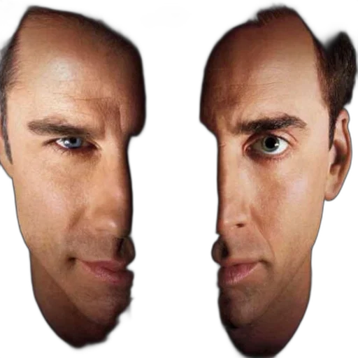 face, mask, hair, creature, photorealistic, 3d render, cartoon, concept art transparent PNG cut-out