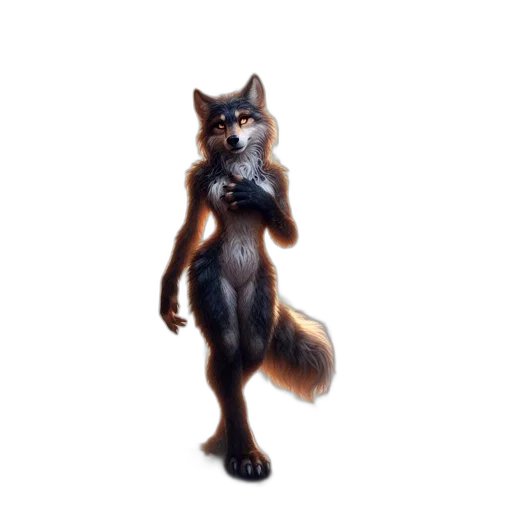 animal, dress, creature, staff, watercolor, concept art, fantasy art, oil painting transparent PNG cut-out