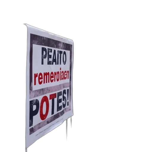 3d render, photorealistic, election, poster transparent PNG cut-out