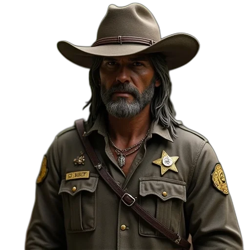 hat, jacket, staff, concept art transparent PNG cut-out
