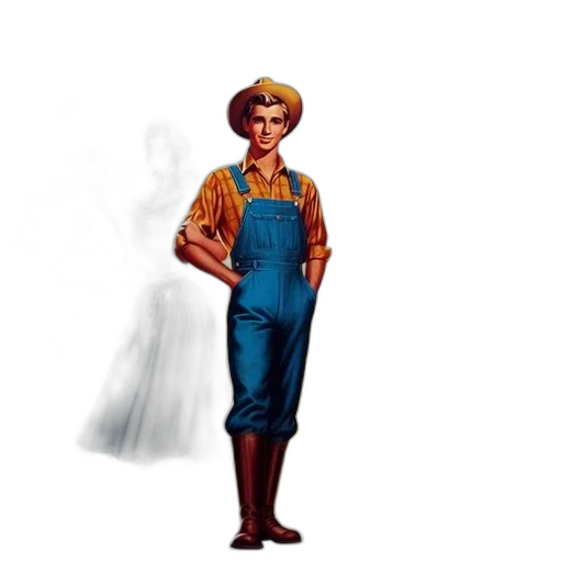 staff, hat, dress, robot, concept art, pixel art, 3d render, photorealistic transparent PNG cut-out