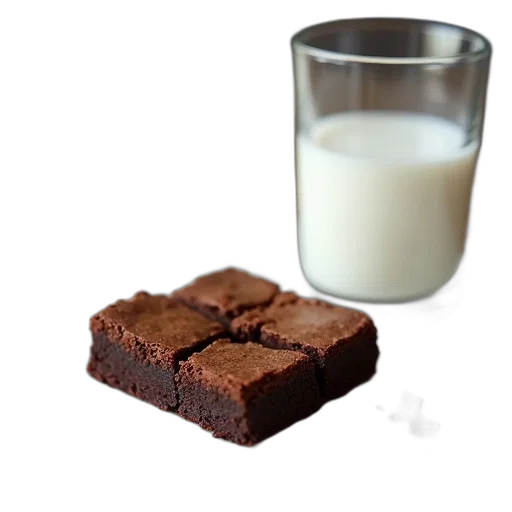 food, weapon, animal, photorealistic, 3d render, square, chocolate, brownie transparent PNG cut-out