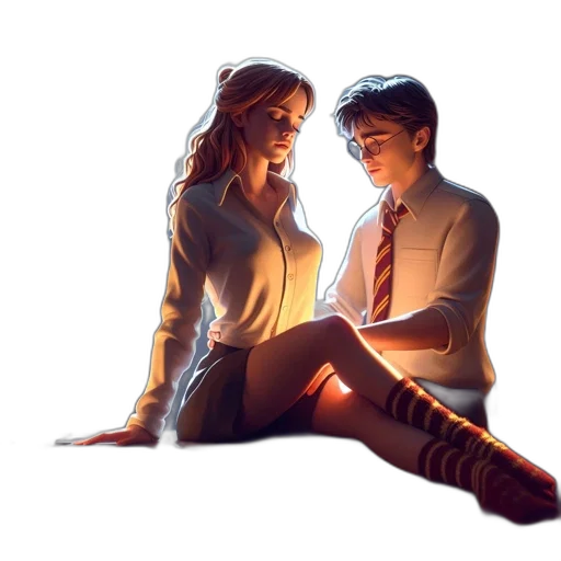 concept art, pixel art, comic book art, watercolor, neon lights, fire, sunset, underwater transparent PNG cut-out